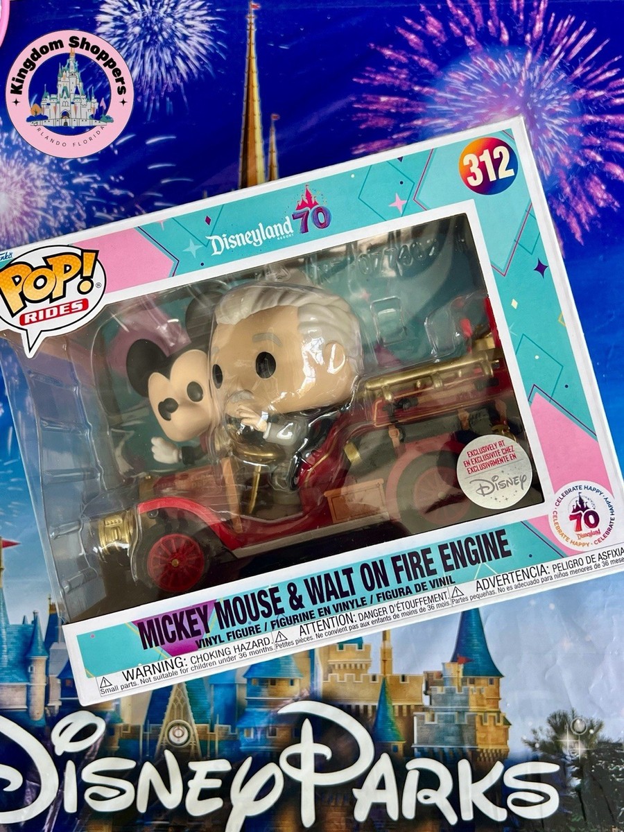 ディズニーランド70周年　ミッキー＆ウォルトディズニー　フィギュア　Funko ディズニーランド70周年 ミッキー＆ウォルトディズニー