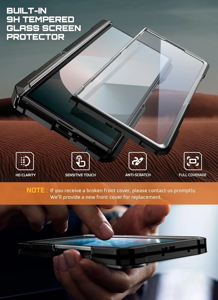 Funda Magnética SUPCASE MagSafe + Pantalla HD Para Samsung Galaxy Z Plegable 7 (2025) Foto 3 de 4