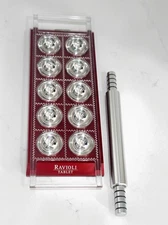 Marcato Atlas Durable Ravioli Press Mold Tablet Homemade Pasta Maker Red