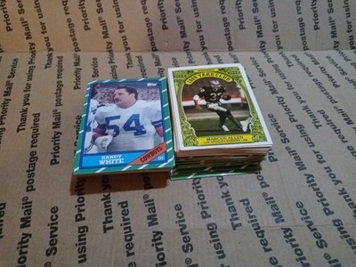 1986 Topps Football card lot Of 90 Different Cards. Shipped bmwt Low to mid gra