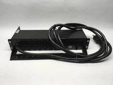APC AP7811 Rack PDU, Metered, 2U, 30A, 208V, (12) C13s & (4) C19 w/ Brackets