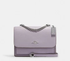 NWT Coach Klare Crossbody Bag In Canvas  Leather  Mist  Color