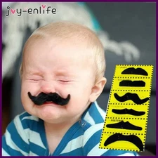 12pcs Funny Pirate Party Mustache Halloween Cosplay Fake Beard Mustache Photo