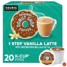 The Original Donut Shop Vanilla Latte K-Cup Pods - 20ct