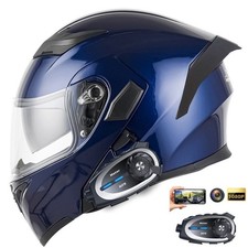 Bluetooth Motorcycle Helmet With Camera Recorder Intercom Motorbike Helmets