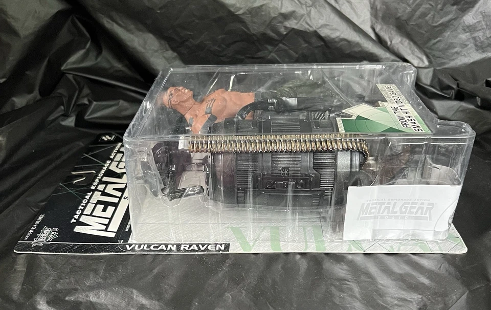 Figura de colección McFarlane Toys Metal Gear Solid Vulcan Raven 1998 sellada nueva en caja Foto 4 de 4