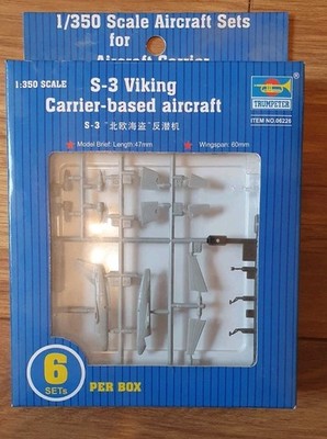 1:350 Trumpeter 6er Set 06226 S-3 VIKING CARRIER BASED OVP