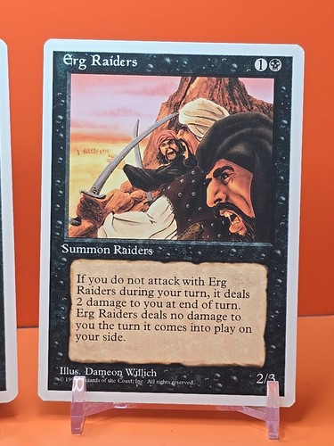 ⚫️⚫️⚫️ (4) 1995 MAGIC The Gathering ERG RAIDERS 4TH EDITION PLAYED ⚫️⚫️ - Picture 5 of 10