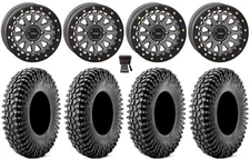 System 3 SB-6 15" Wheels Gm (6+1) 35" Cliffhanger Tires Ranger XP 9/1K