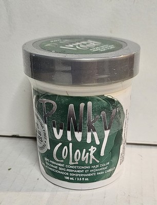 NEW PUNKY COLOUR Semi-Permanent Hair Color Dye  ALPINE GREEN 3.5oz Jerome Russel