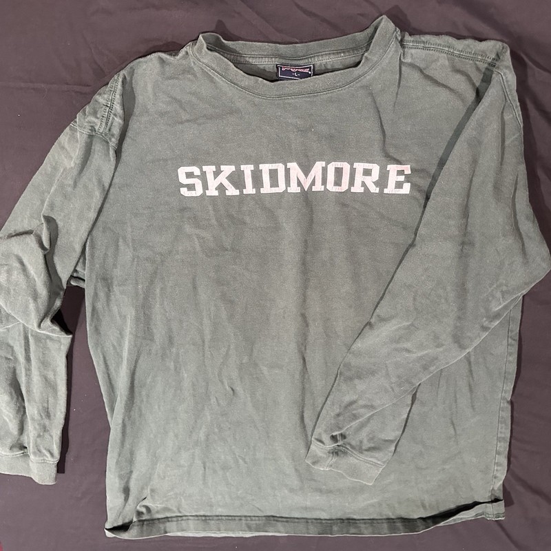 Skidmore College Long Sleeve Jansport LARGE L Shirt pullover