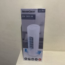 Silvercrest Mini Tower Fan 30W White 70 Oscillation 35cm