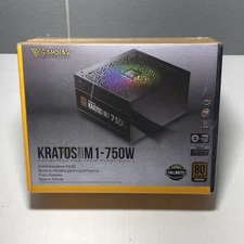 NEVER OPENED GAMDIAS - 750W ATX12V 2.2 80 Plus Bronze Power Supply - Black