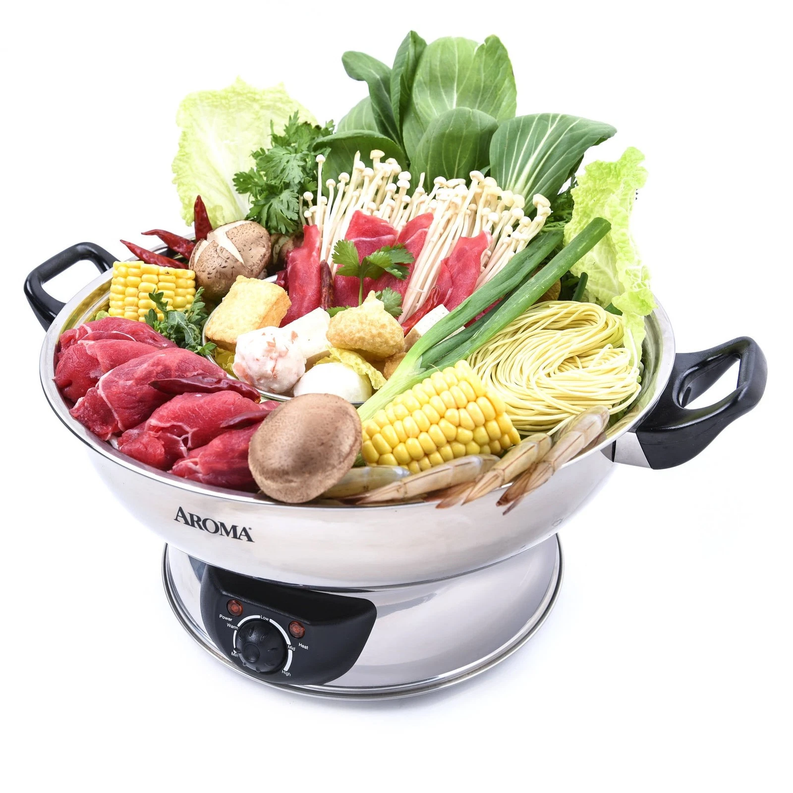 ® 5Qt. Electric Shabu Shabu Hot Pot Stainless Steel