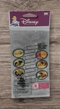 Disney Princess Paper Clips 8pc EK Success Scrapbooking Crafts NEW