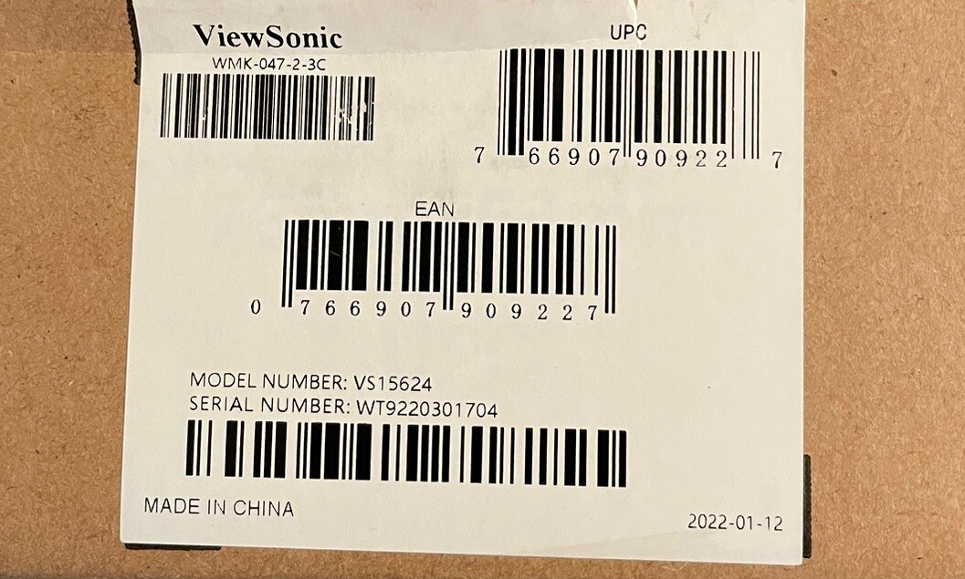 Viewsonic WMK-047-2-3C Wall Mount Supports up to 98 inch Display 330 lbs Black 