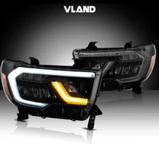 VLAND For 2007-2013 Toyota Tundra 2008-2021 Sequoia LED Reflector Headlights Set