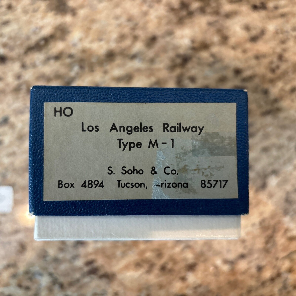 VINTAGE HO BRASS LOS ANGELES RAILWAY TYPE M-1 Trolley S. SOHO & CO