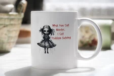 Sarcastic Crazy Doll Novelty Mug Coffee Cup