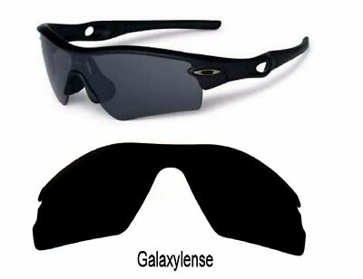 Galaxy Ersatz Linsen für Oakley Radar Path Iridium Schwarz Polarisiert 100% Uvab