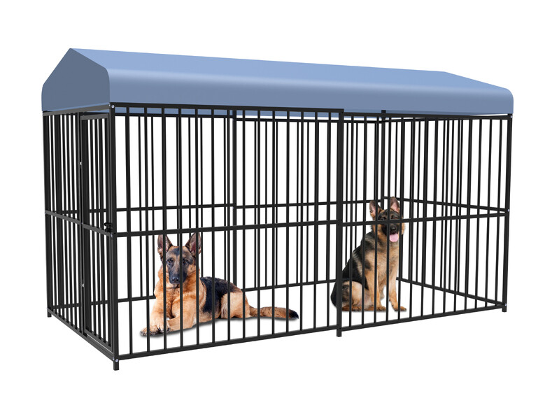 PawHub X Large Heavy Duty Dog Cage Kennel Metal Hutch Pet Crate 3M Long