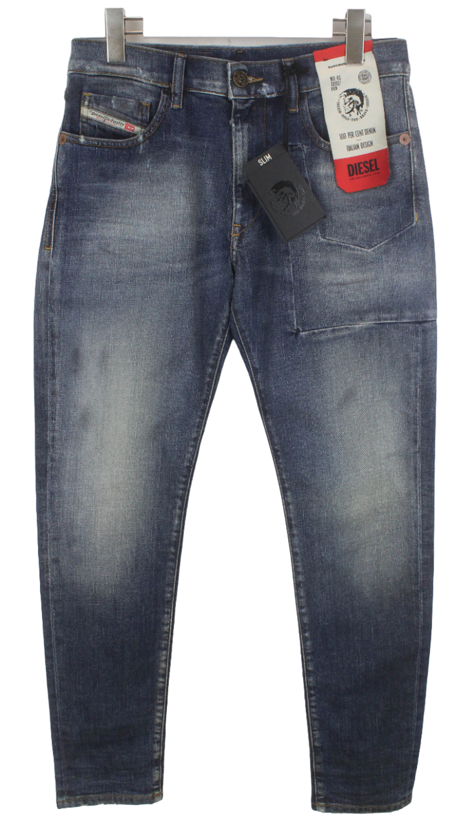 DIESEL D-Strukt Slim 009TX Stretch Jeans Men's W30/L30