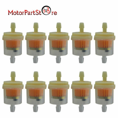 Filtre à Essence Filtre Essence Moto Filtres à Essence Universels - Lot De 6 - 8 Mm - Pour Moto, Tondeuse, Scooter, Voiture - Réutilisables Filtre Gasoil Filtre A Essence Moto