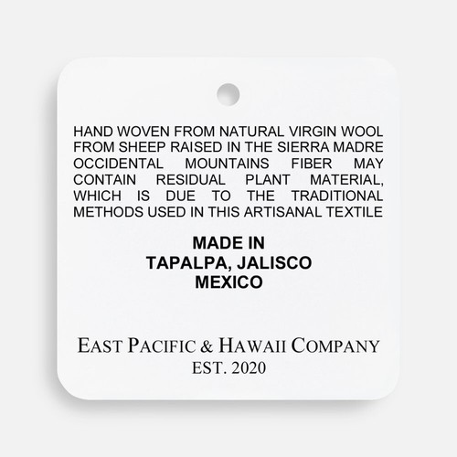VIRGIN WOOL Throw/Bed Runner/ Blanket Handmade in Tapalpa - Picture 8 of 8