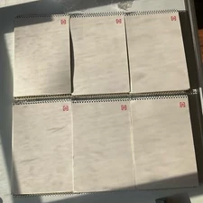 Tru Red 6" x 9" Green Gregg Ruled 80-Sheet Steno Pad