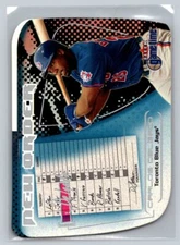 2001  Fleer Game Time #6NO Carlos Delgado New Order