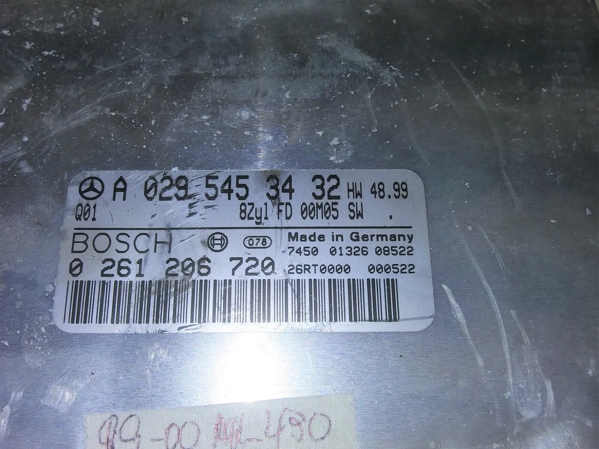 A 029 545 34 32 ecm ecu computer 1999-2000 Mercedes ML430 | eBay