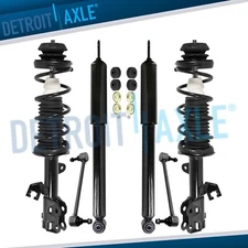 Front Struts Springs Rear Shock Absorbers Sway Bars Kit for Nissan Versa Note