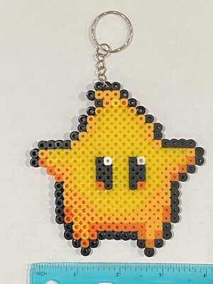 New Pixel Star from Mario 8-Bit Perler Beads Australia - Main Image