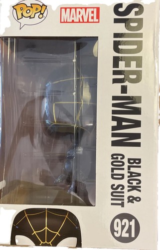 Funko Pop Spider-Man 10 inch - FUN60660 921 Black Outfit Target Exclusive - Picture 3 of 7