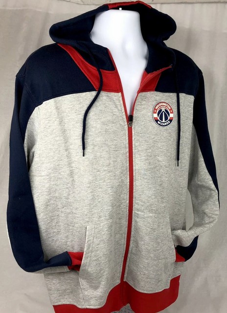 NBA Washington Wizards Pre-Game Full Zip Hoodie Jacket Size L NWT | eBay