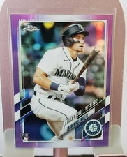 2021 TOPPS CHROME UPDATE PURPLE REFRACTOR ROOKIE DEBUT JARRED KELENIC#USC2
