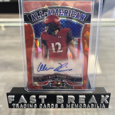 2022 Leaf Valiant - All-American Orange #AA-AP1 Alec Pierce /20
