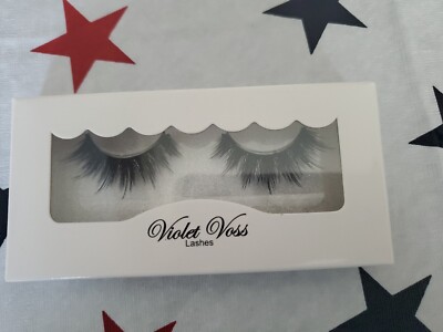 Violet Voss Eye Lashes Faux Mink Black New