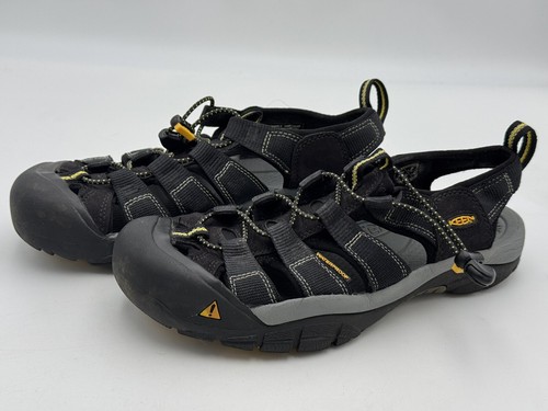 Keen Mens Sandals 10.5 Newport H2 Black Bungee Sports Hiking - Picture 3 of 17