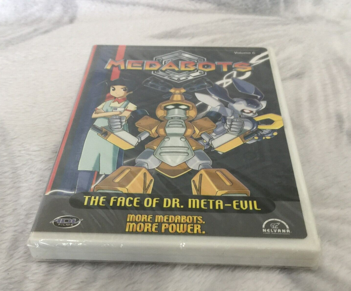 Medabots Volume 6: The Face of Dr. Meta-Evil DVD anime cartoon