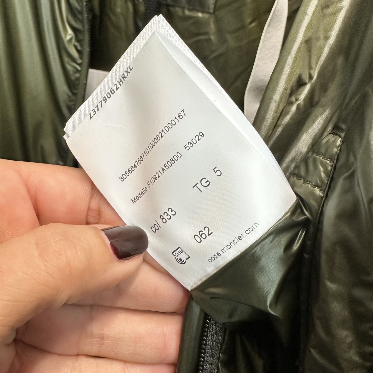 MONCLER GENIUS 2 1952 Laufen Rain Jacket Size 5 Men MONCLER GENIUS 2 1952 Laufen Rain Jacket Size 5 Men