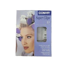 Conair Super Clips Vintage 1997 Roller Holders New Open Box Set Of 12. 90's