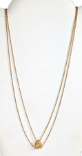 14K Gold Ladies Watch Chain, 25" Long