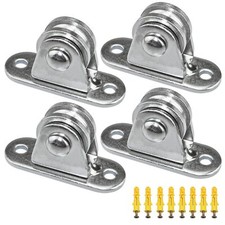 Quality Carbon Steel Fixed Mute Silent Pulley 176 lbs Load Capacity