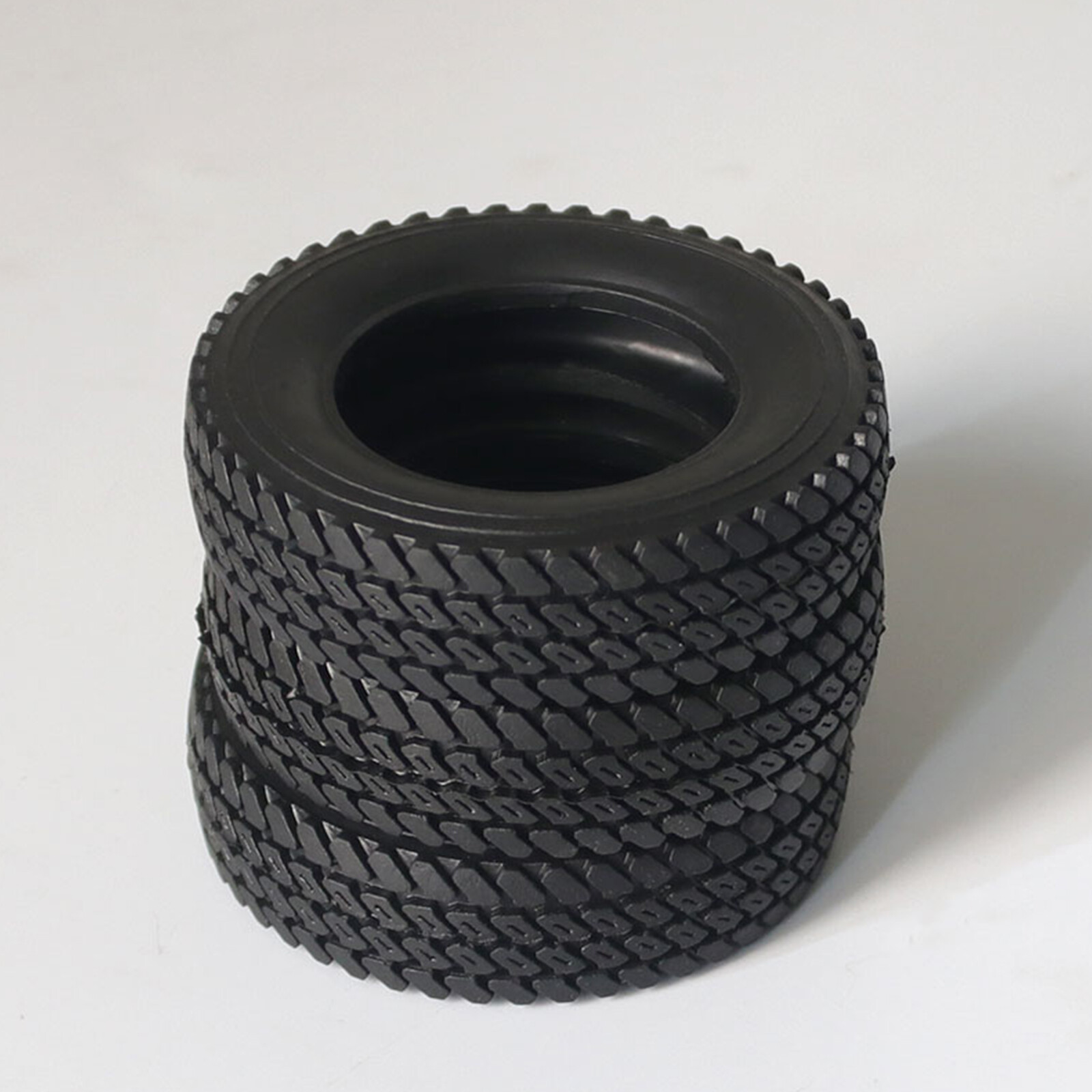 75mm Rubber Tires Model Car Tyre Tires for 1/14 TAMIYA RC Tractor Truck