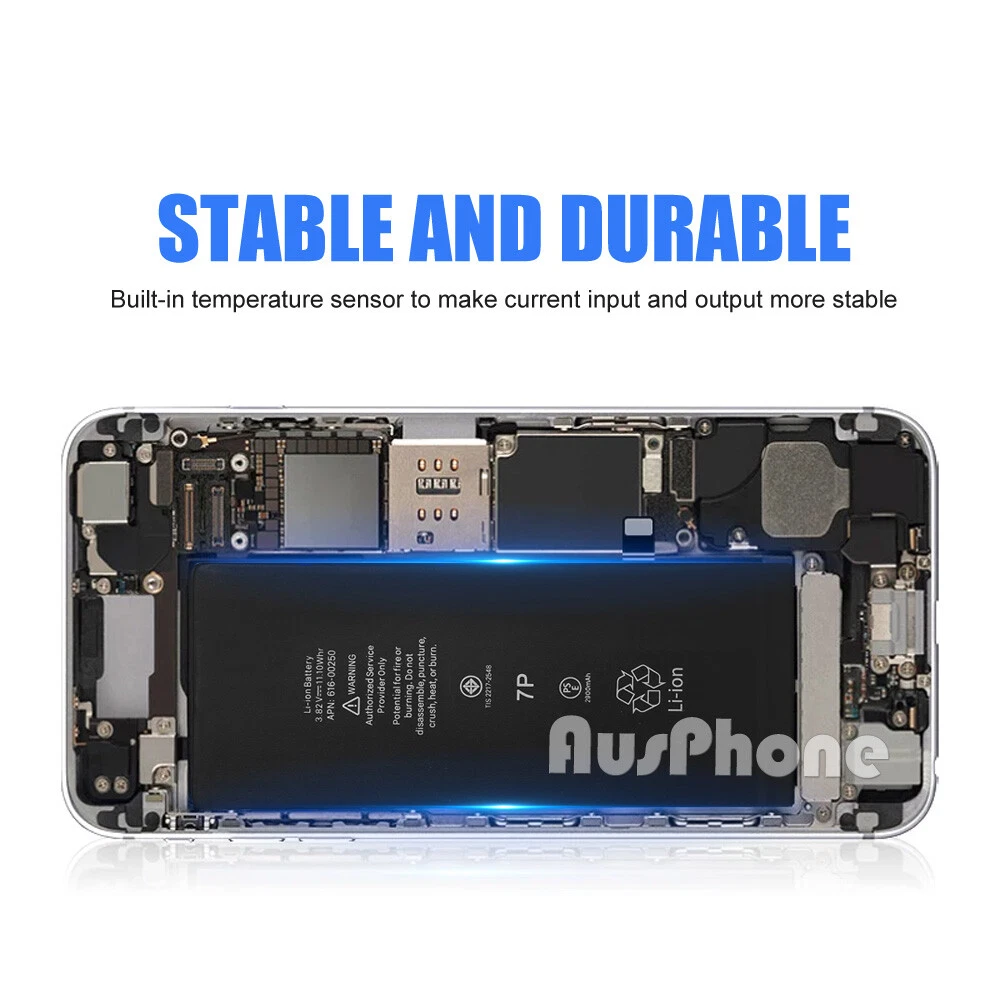 High Capacity Battery Replacement for iPhone16/15/14/13/12/11 Pro XS Max 6S 7/8+
