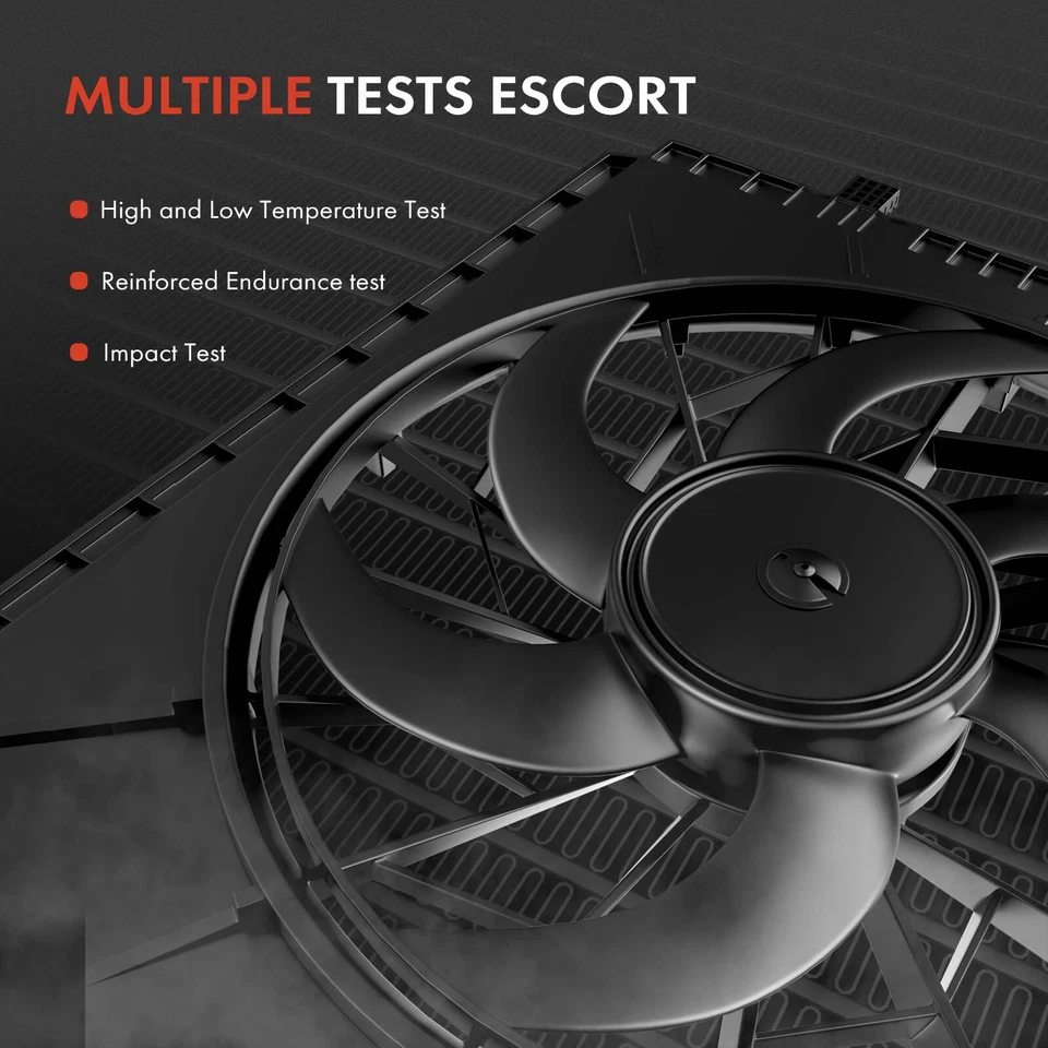 Conjunto de ventilador de refrigeración del motor con motor sin escobillas para Volvo XC90 2003 2004-2011 Foto 4 de 4