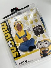 Minions Costume Baby Infant 3-6 Months Despicable Me Rise Of Gru Halloween New