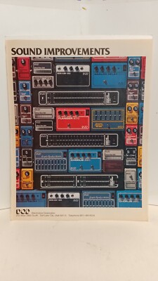 DOD GUITAR EFFECTS VINTAGE AD  - 1979 - 10X8 - PRINT AD  b1