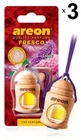 3 x Areon Fresco Lilac Car Aroma Perfume Tree Air Freshener Home Office Scent